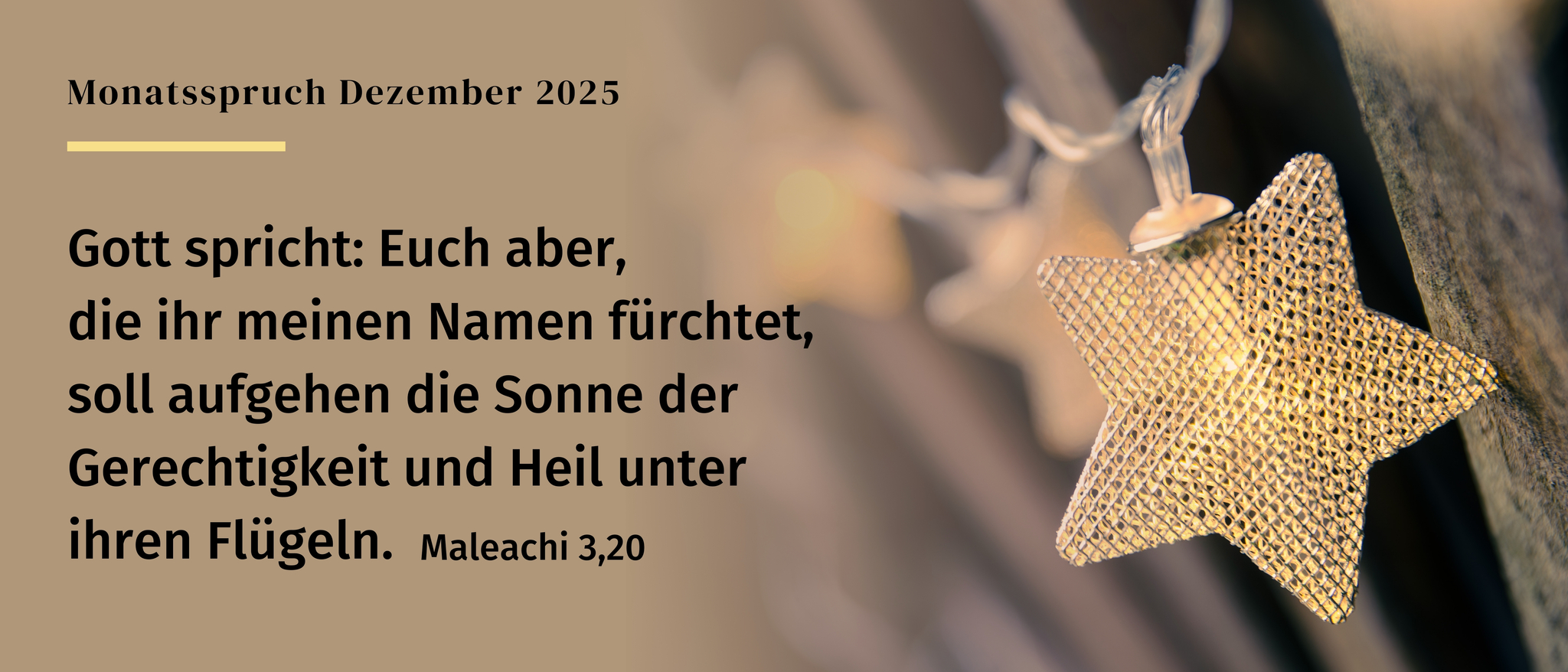 Monatsspruch Dezember