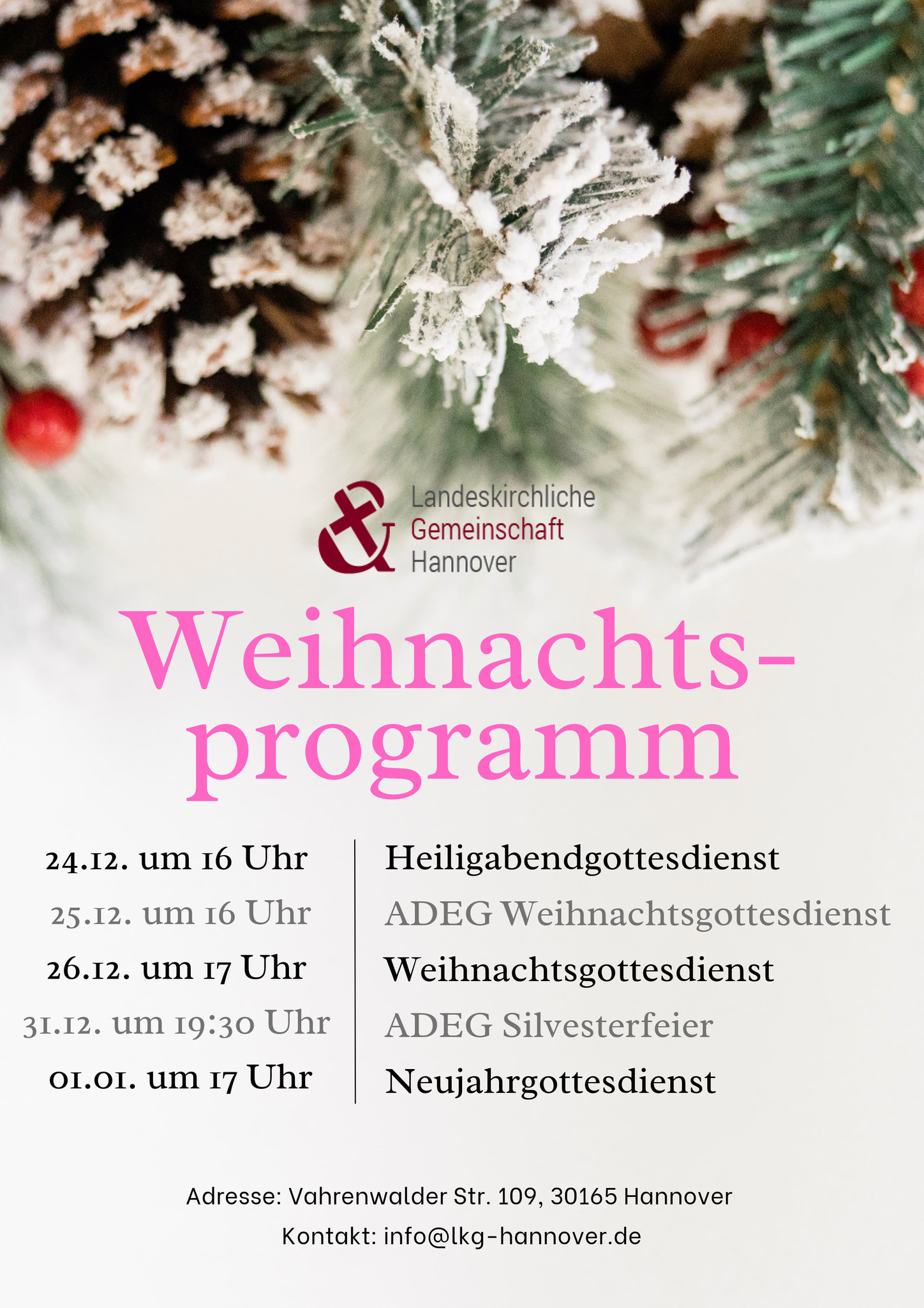 Weihnachtsprogramm