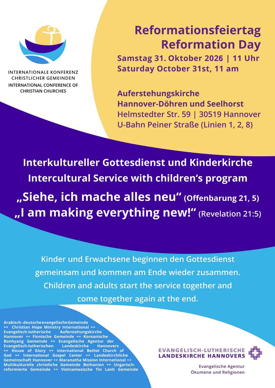 Interkultureller Gottesdienst 31.10.