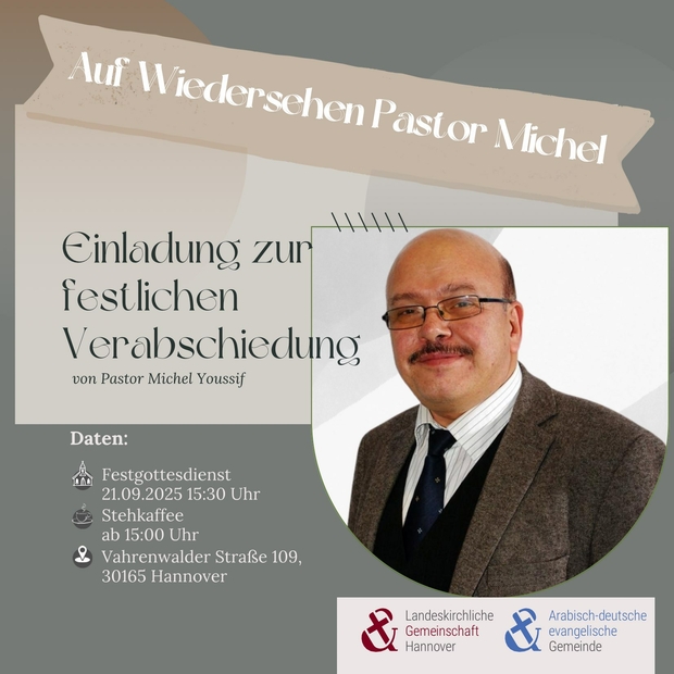 Verabschiedung von Pastor Michel Youssif