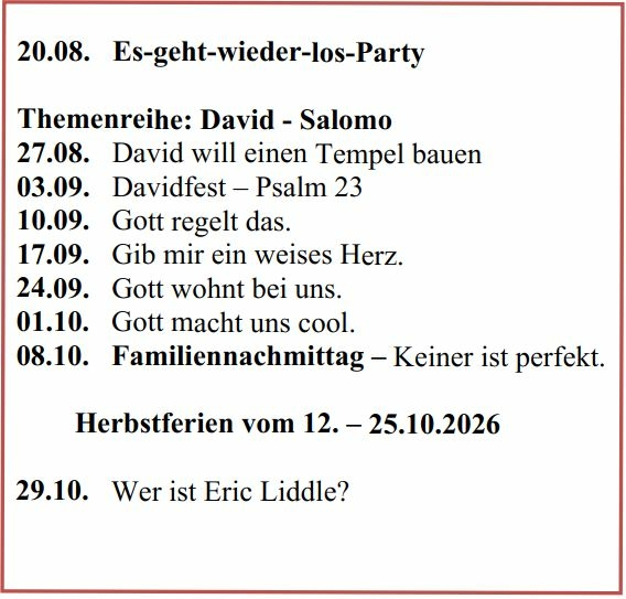 Bibel-Entdecker-Club (3-12 Jahre)